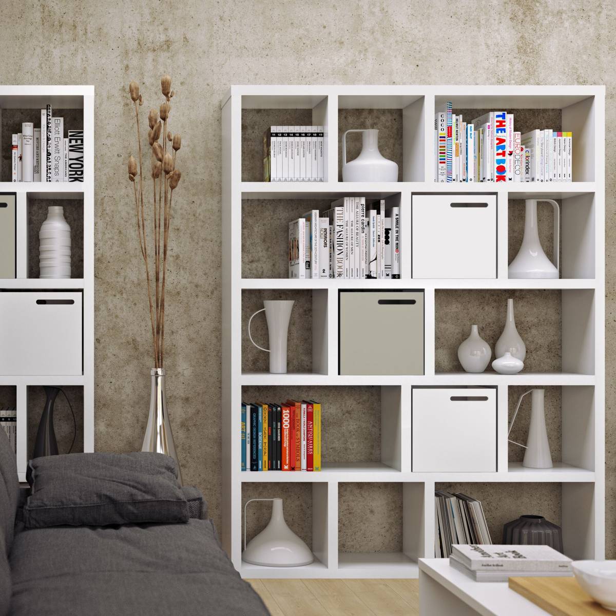 Bibliothèque 5 niveaux L150 cm Texas Bibliothèque 5 niveaux L150 cm Texas