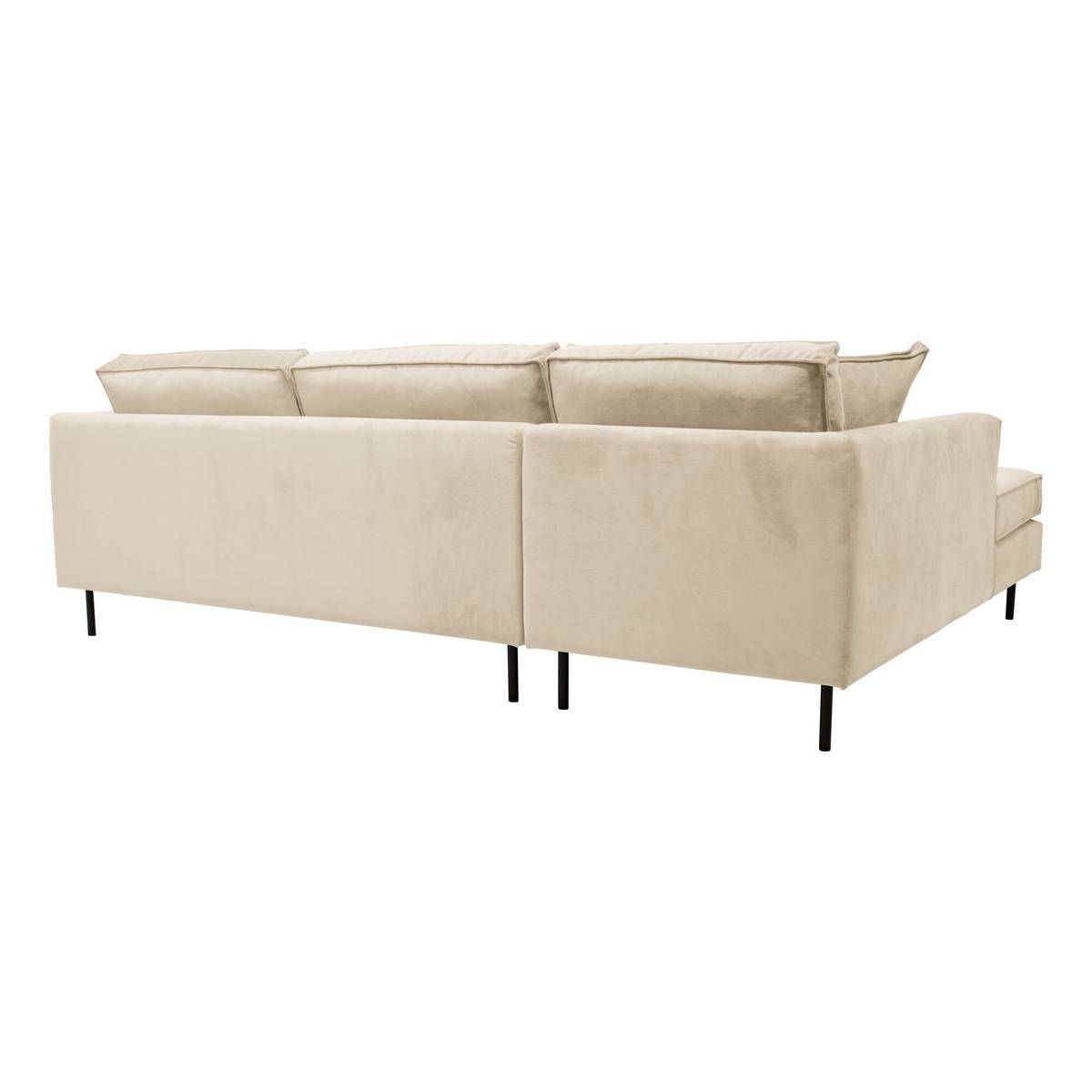 Canapé d'angle velours Pietra Canapé d'angle velours Pietra