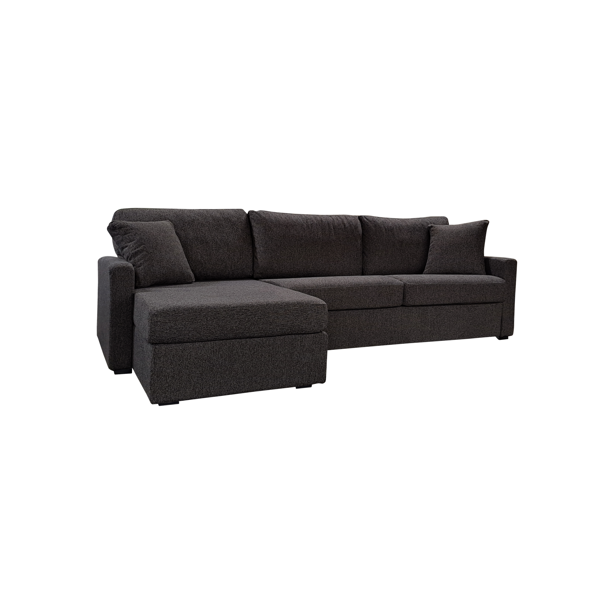Canapé d'angle convertible et réversible tissu déhoussable Oslo