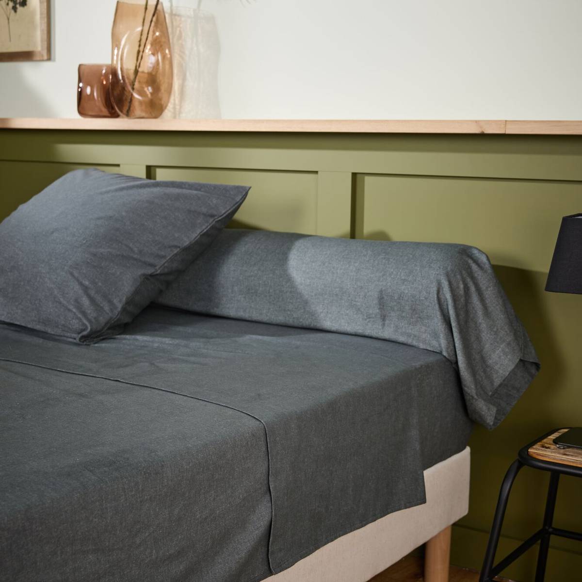 Drap plat coton flanelle Livia Drap plat coton flanelle Livia