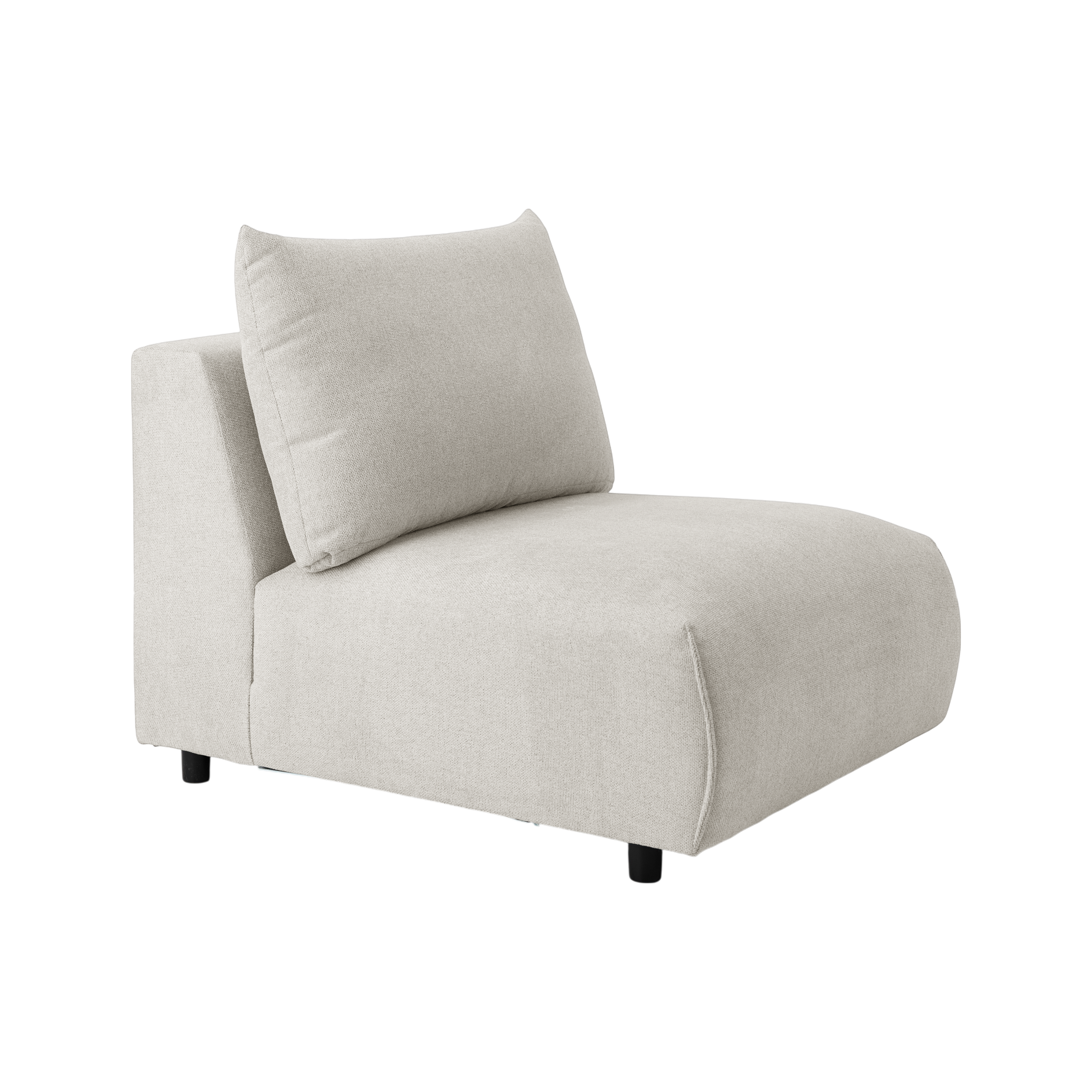 Chauffeuse pour canapé modulable tissu Solal