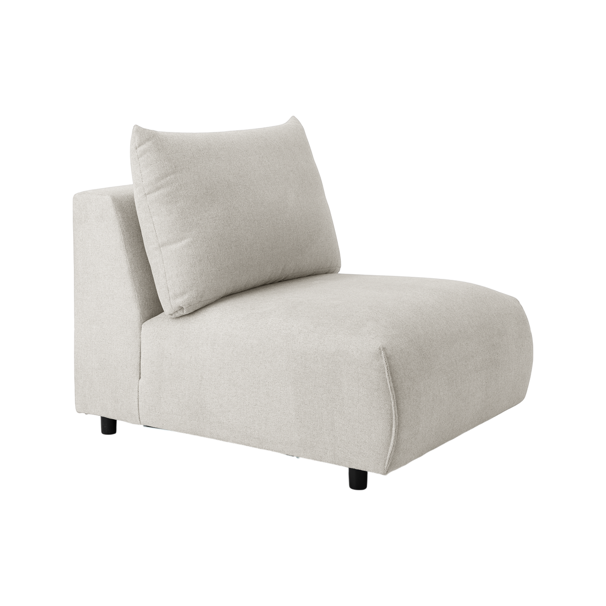 Chauffeuse pour canapé modulable tissu Solal Chauffeuse pour canapé modulable tissu Solal