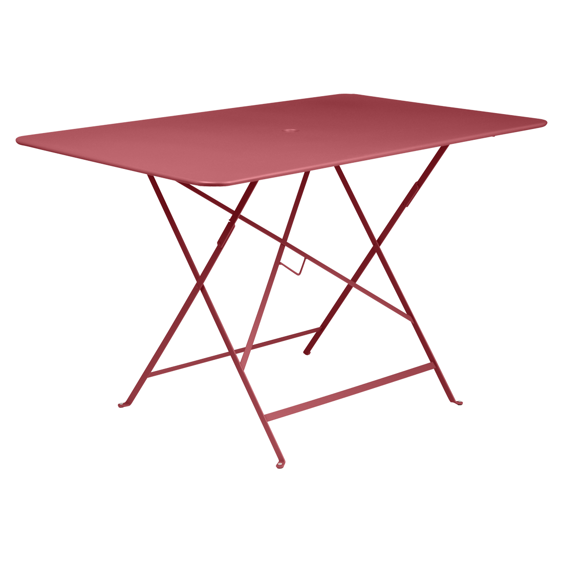 Table Rectangulaire Pliante 117 x 77 cm Bistro en Acier