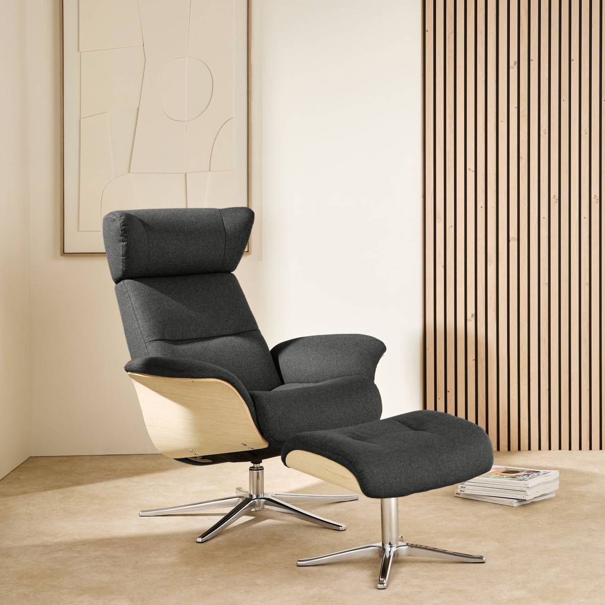 Fauteuil relax tissu Elio Fauteuil relax tissu Elio