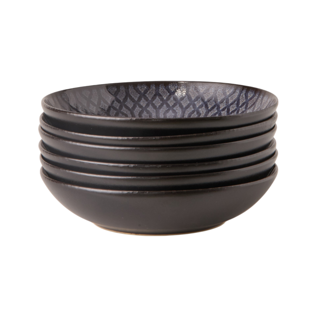 Lot de 6 Assiettes creuses Croisé Anadia Lot de 6 Assiettes creuses Croisé Anadia