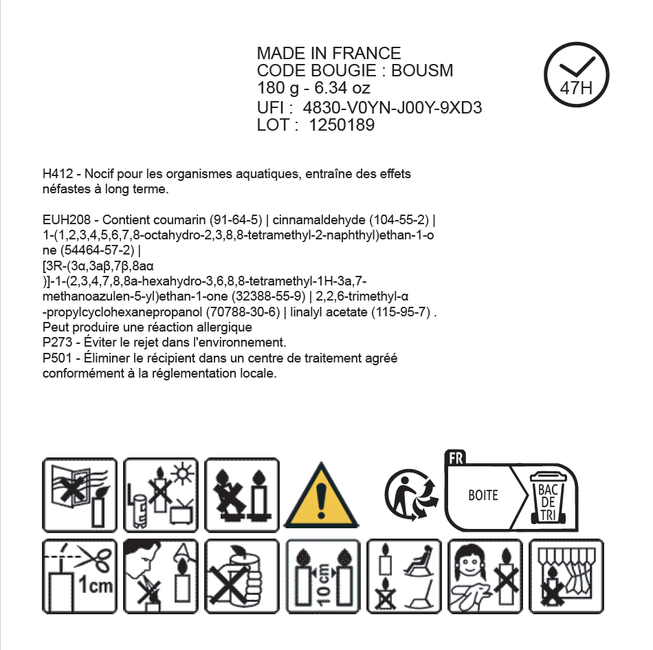 Bougie parfumée Edmond