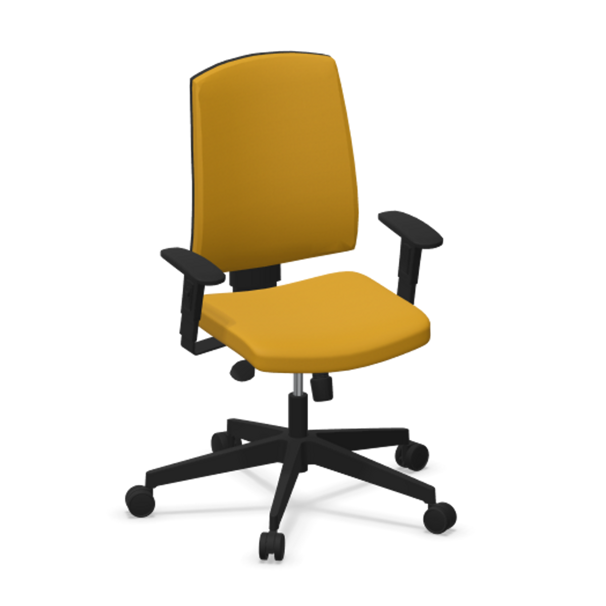 Fauteuil de bureau dossier capitonné et accoudoirs réglables Raya 23S Fauteuil de bureau dossier capitonné et accoudoirs réglables Raya 23S