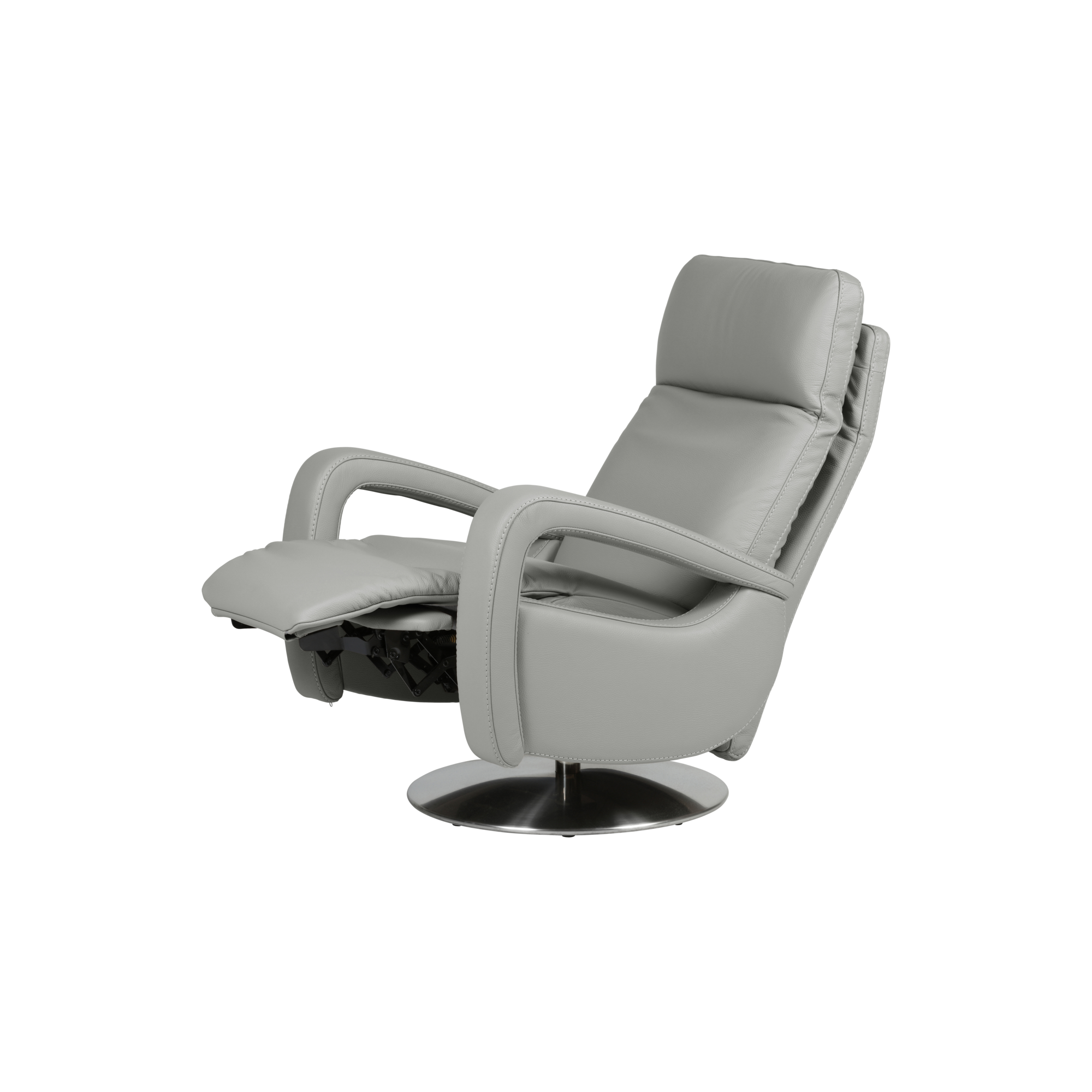 Fauteuil Relax Manuel Norton - Dossier Et Repose-pieds Inclinables Jusqu'à 160° - Tissu Synthétique Noir - Dimensions L84 X P85 X H102 Cm - 10