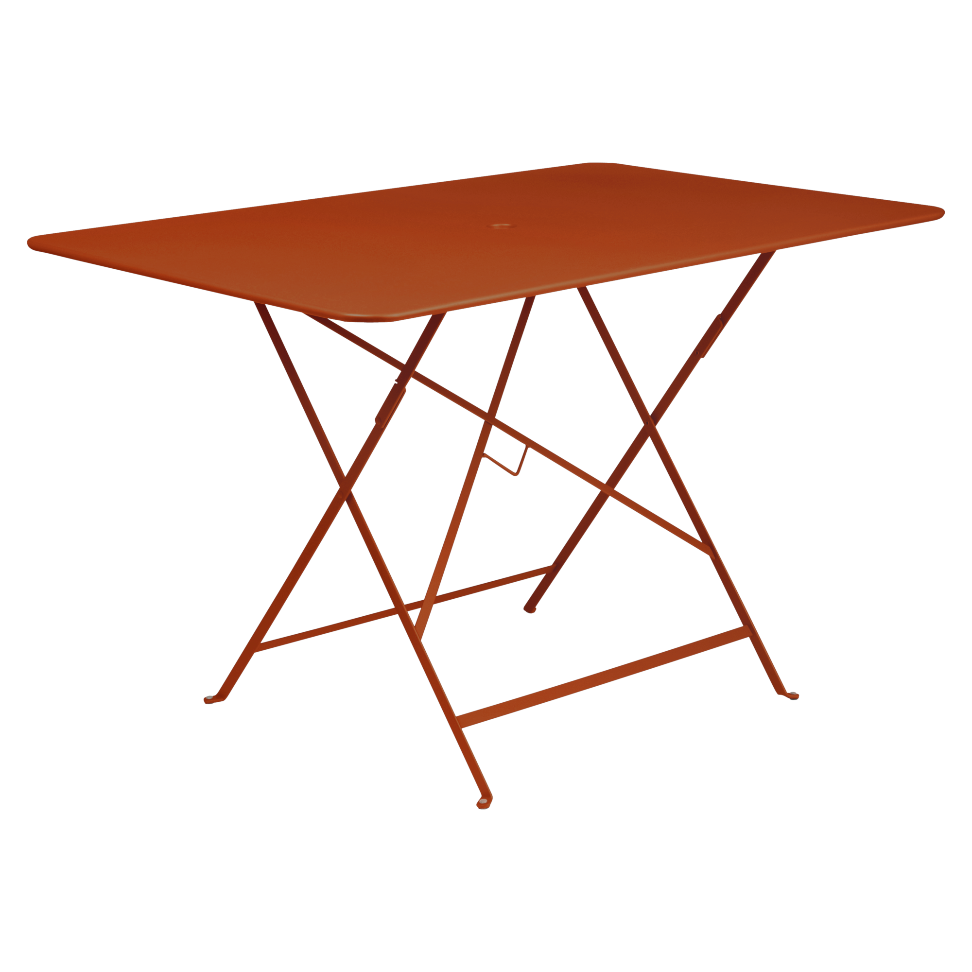 Table Rectangulaire Pliante 117 x 77 cm Bistro en Acier