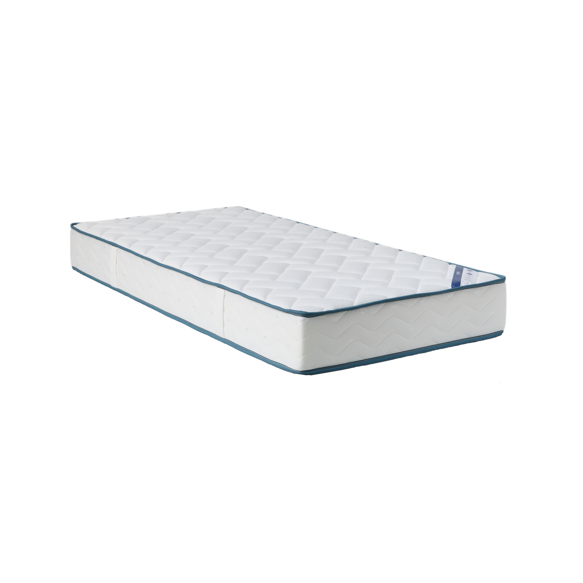 Optez pour le matelas Maya Camif. Ce matelas vous offre un soutien et un accueil fermes avec son âme en ressorts biconiques très robuste avec une durée dans le temps inégalable. Un très bon rapport qualité/prix et un design rajeunissant avec son galon de coloris bleu canard.