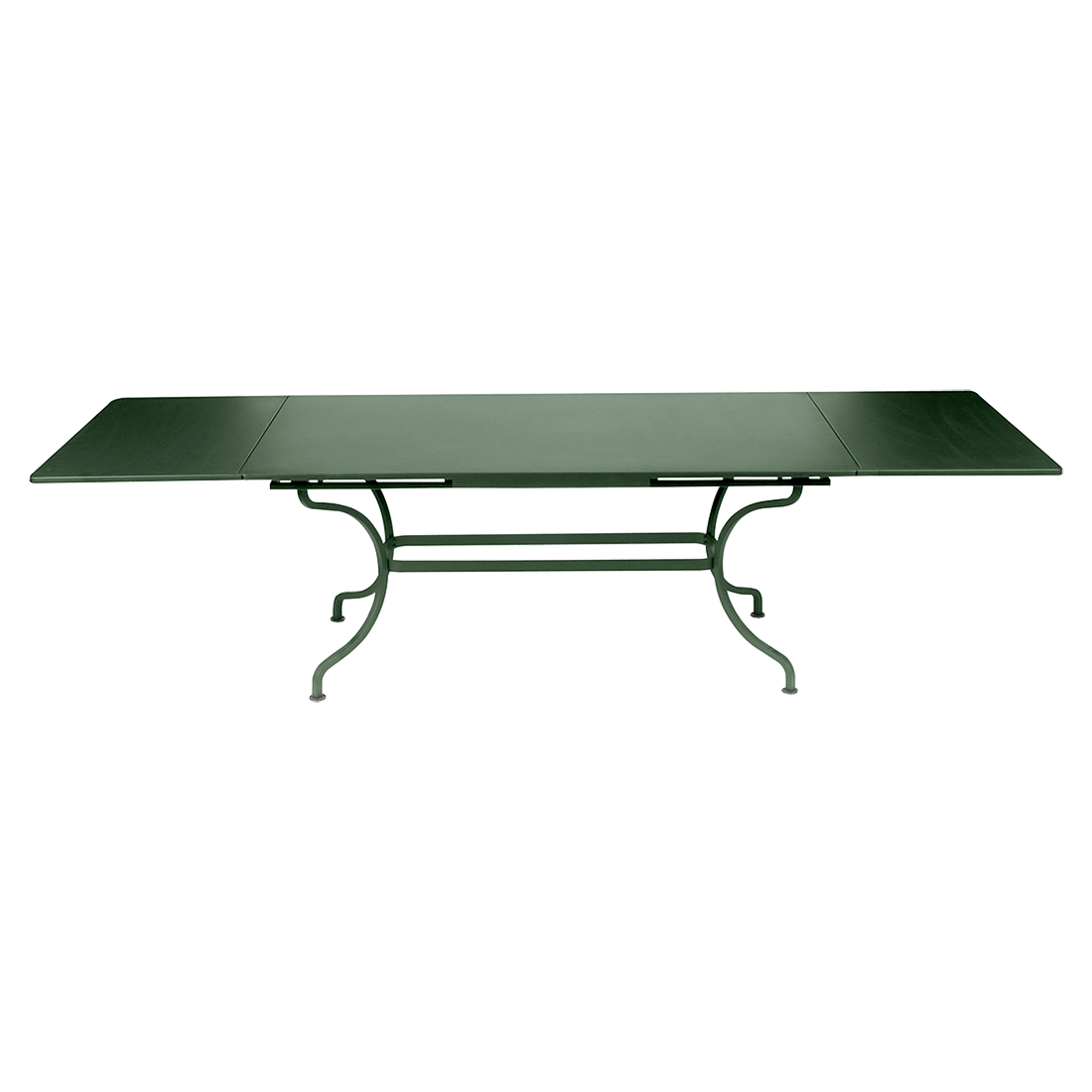 Table Rectangulaire à Rallonges 200/300 x 100 cm Romane en Acier