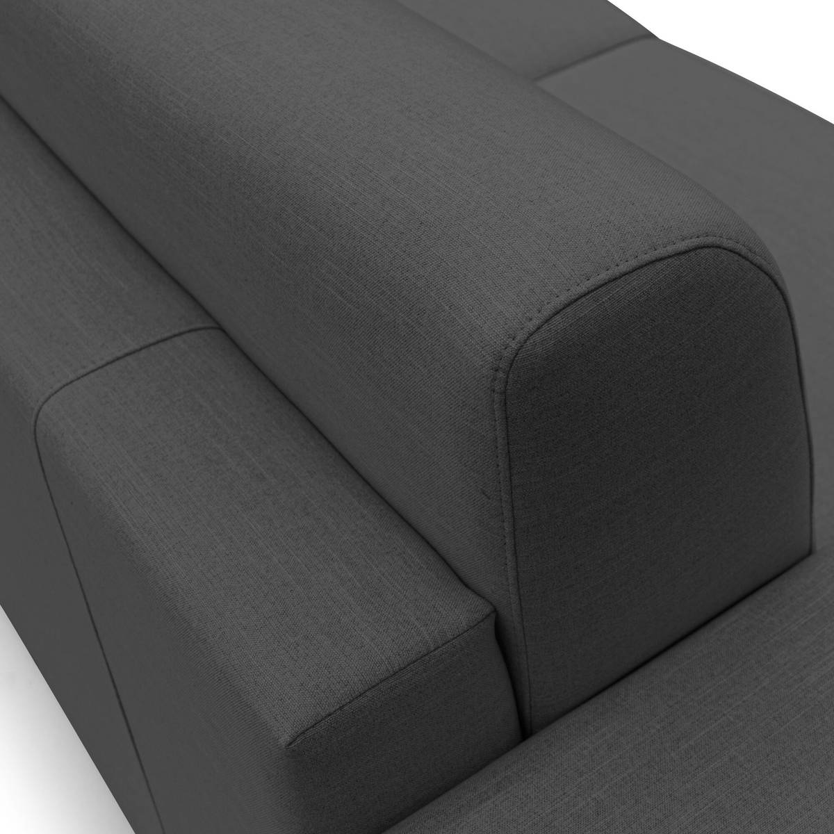 Canapé d'angle convertible et réversible tissu recyclé déhoussable Alizée Canapé d'angle convertible et réversible tissu recyclé déhoussable Alizée