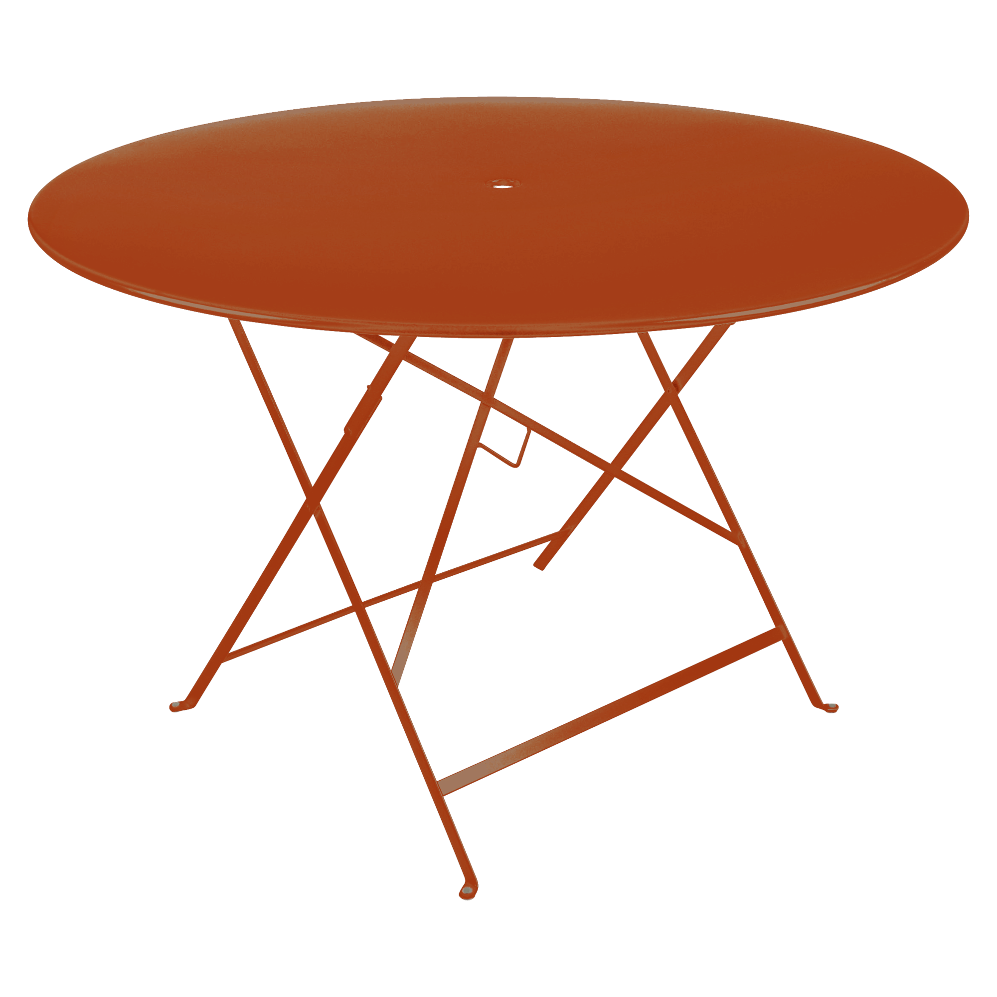 Table Ronde Pliante Ø117 cm Bistro en Acier