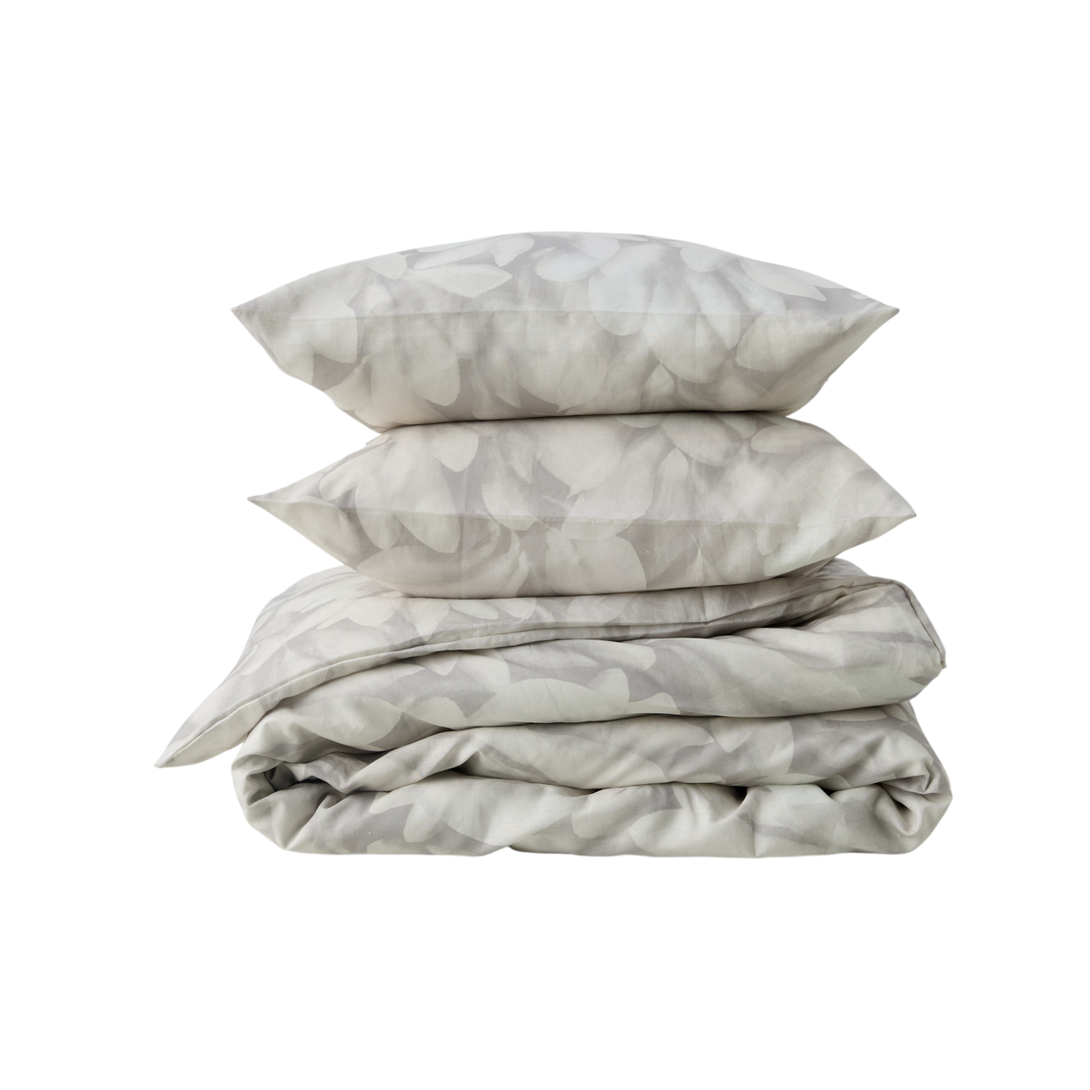 Parure de lit coton lin Plantain CAMIF Parure de lit coton lin Plantain CAMIF
