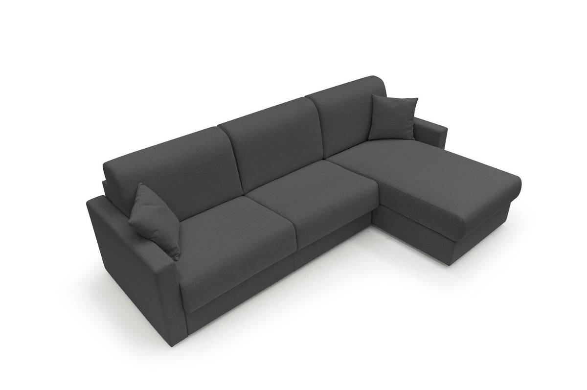 Canapé d'angle convertible et réversible tissu recyclé déhoussable Aubin Canapé d'angle convertible et réversible tissu recyclé déhoussable Aubin