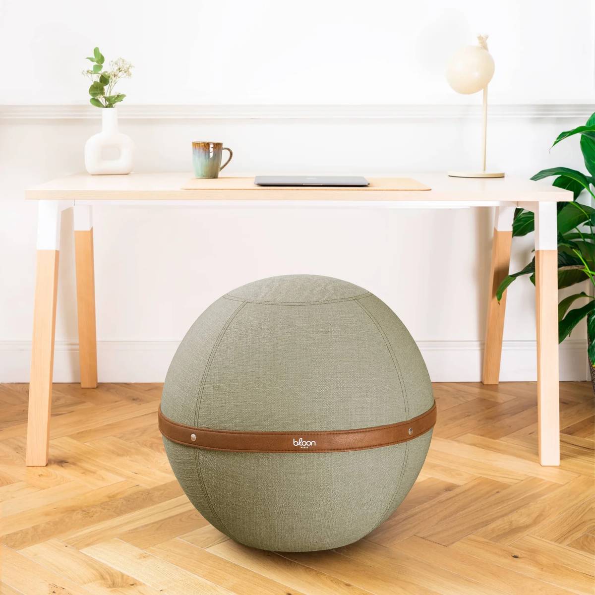 Siège ballon dynamique tissu chiné Siège ballon dynamique tissu chiné