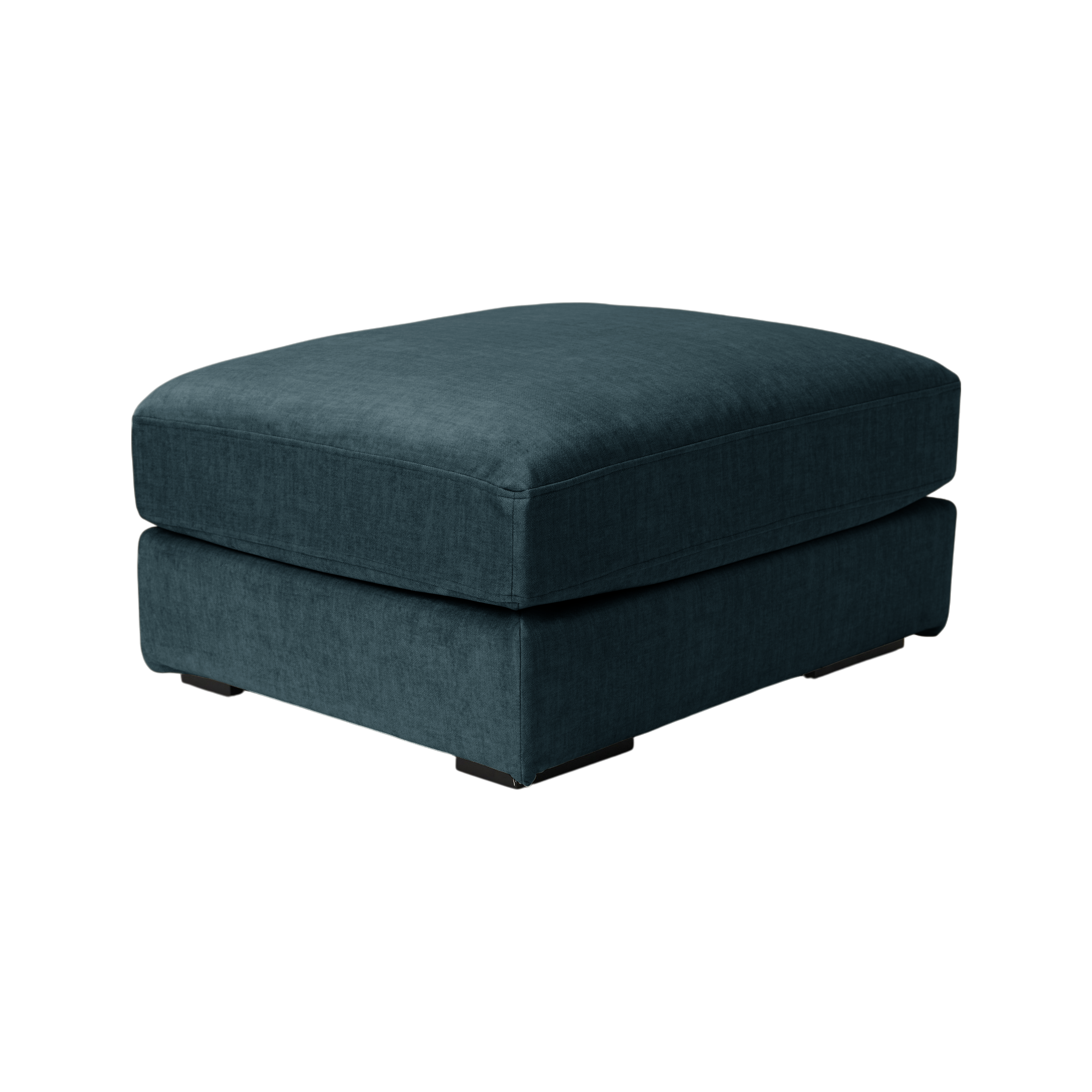 Pouf velours déhoussable Maé