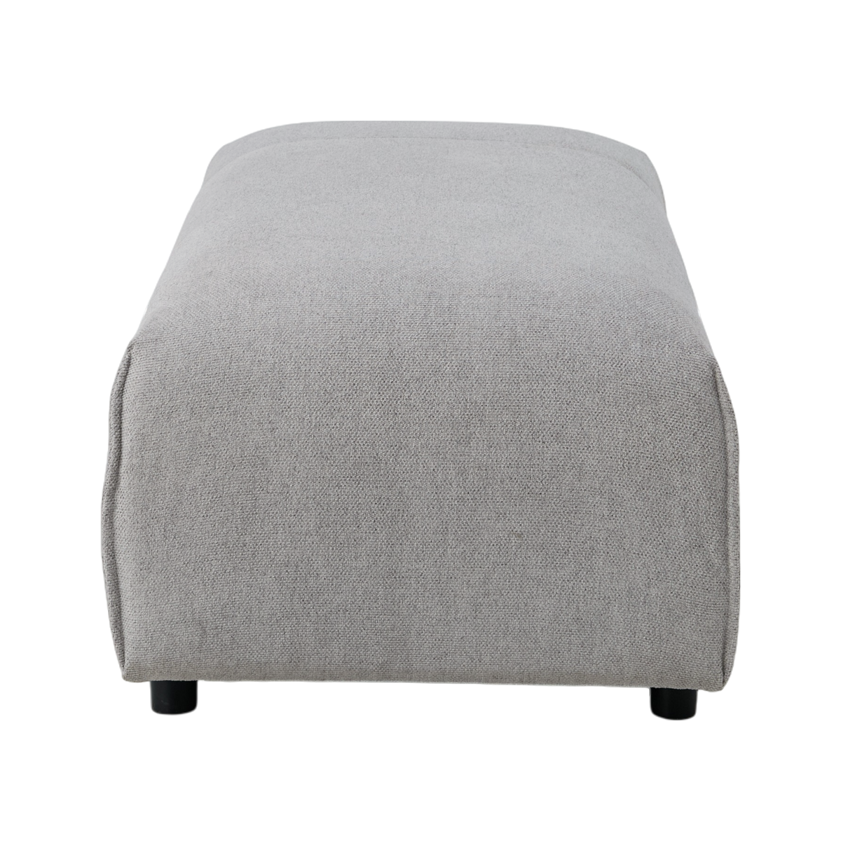 Pouf pour canapé modulable tissu Solal Pouf pour canapé modulable tissu Solal