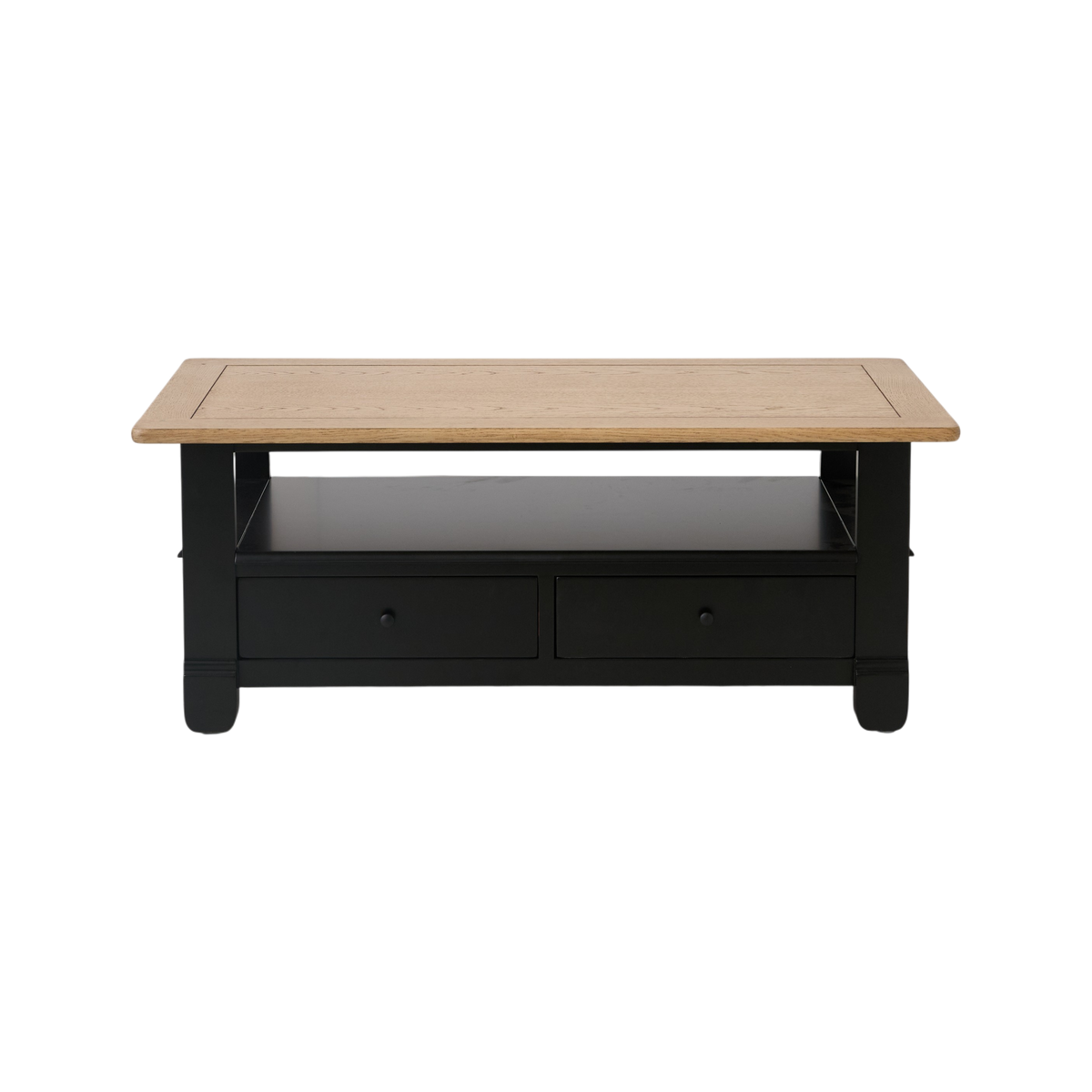 Table basse bois massif 2 tiroirs Embellie CAMIF Table basse bois massif 2 tiroirs Embellie CAMIF