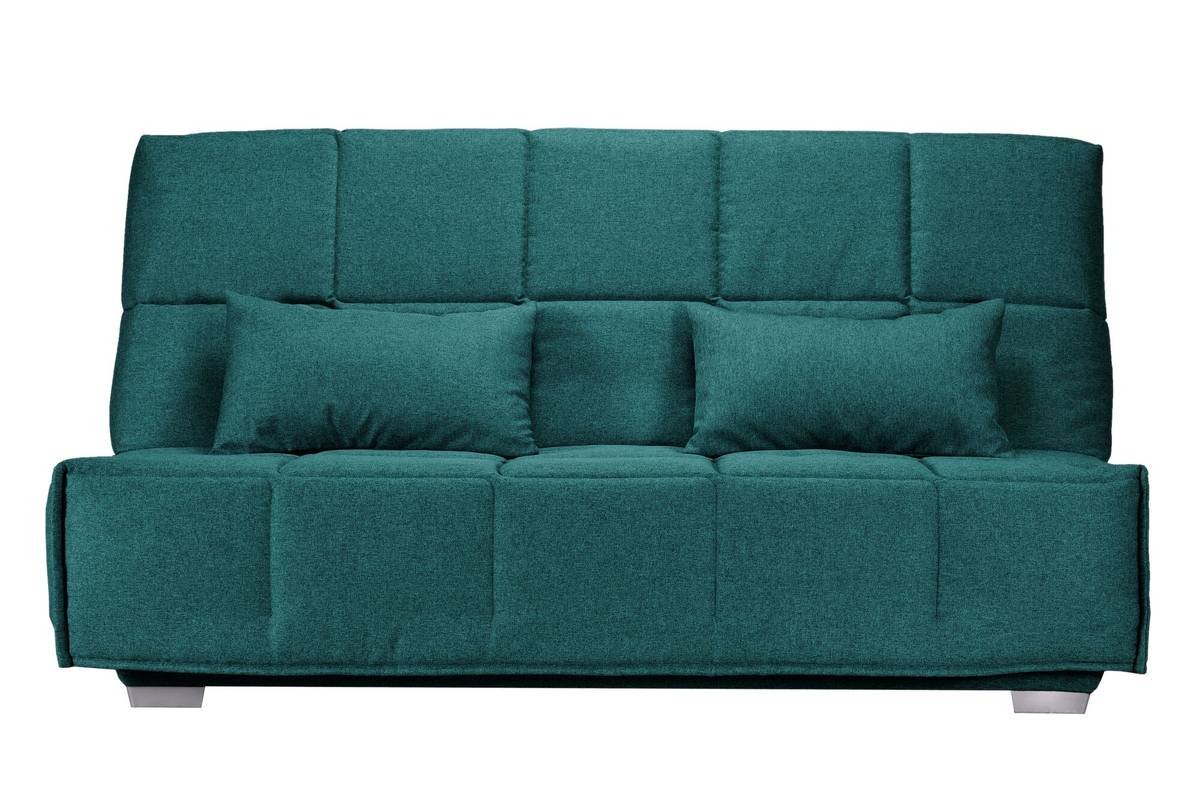 Canapé clic-clac tissu matelas Bultex 14 cm Gizia Canapé clic-clac tissu matelas Bultex 14 cm Gizia