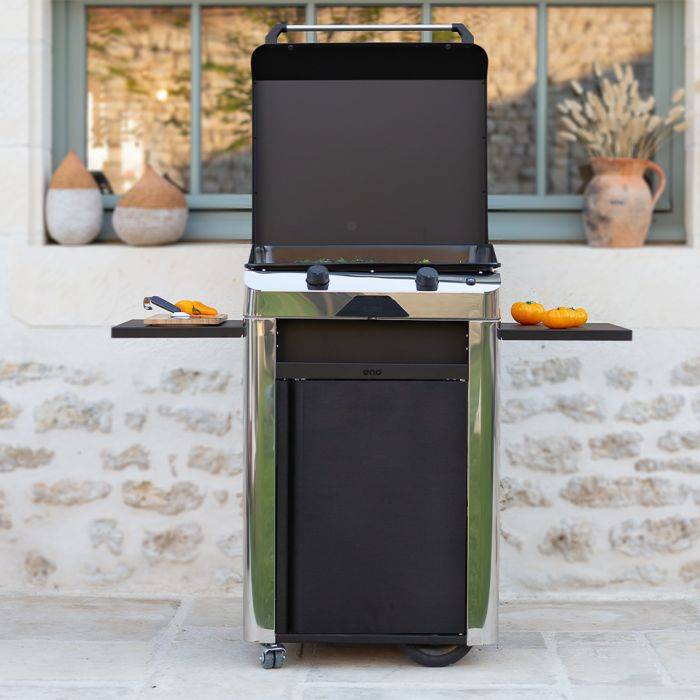 Ensemble Plancha Fusion Gaz 60 et Chariot - Image 1