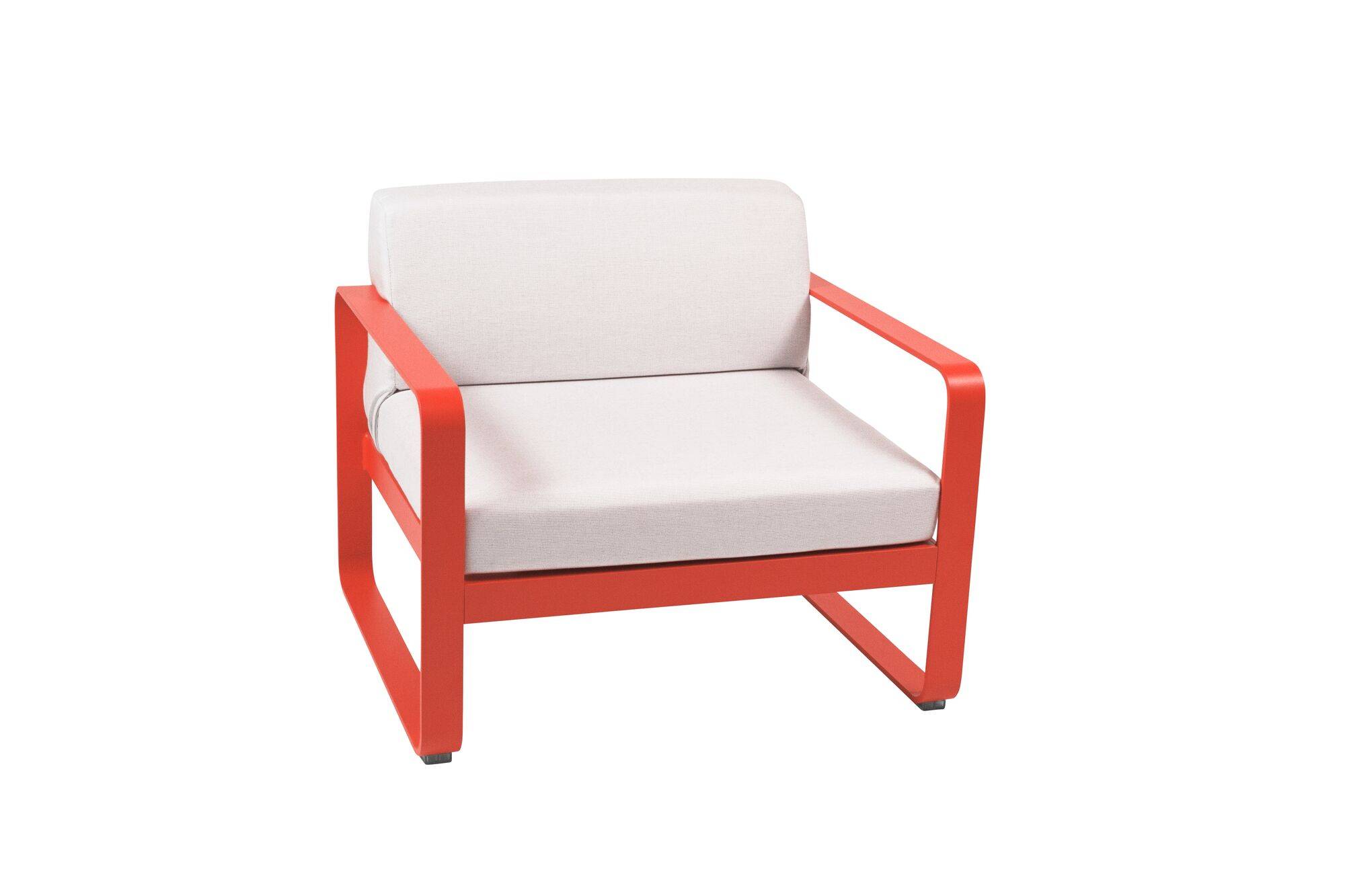 Fauteuil Bellevie Blanc Grisé en Aluminium FERMOB