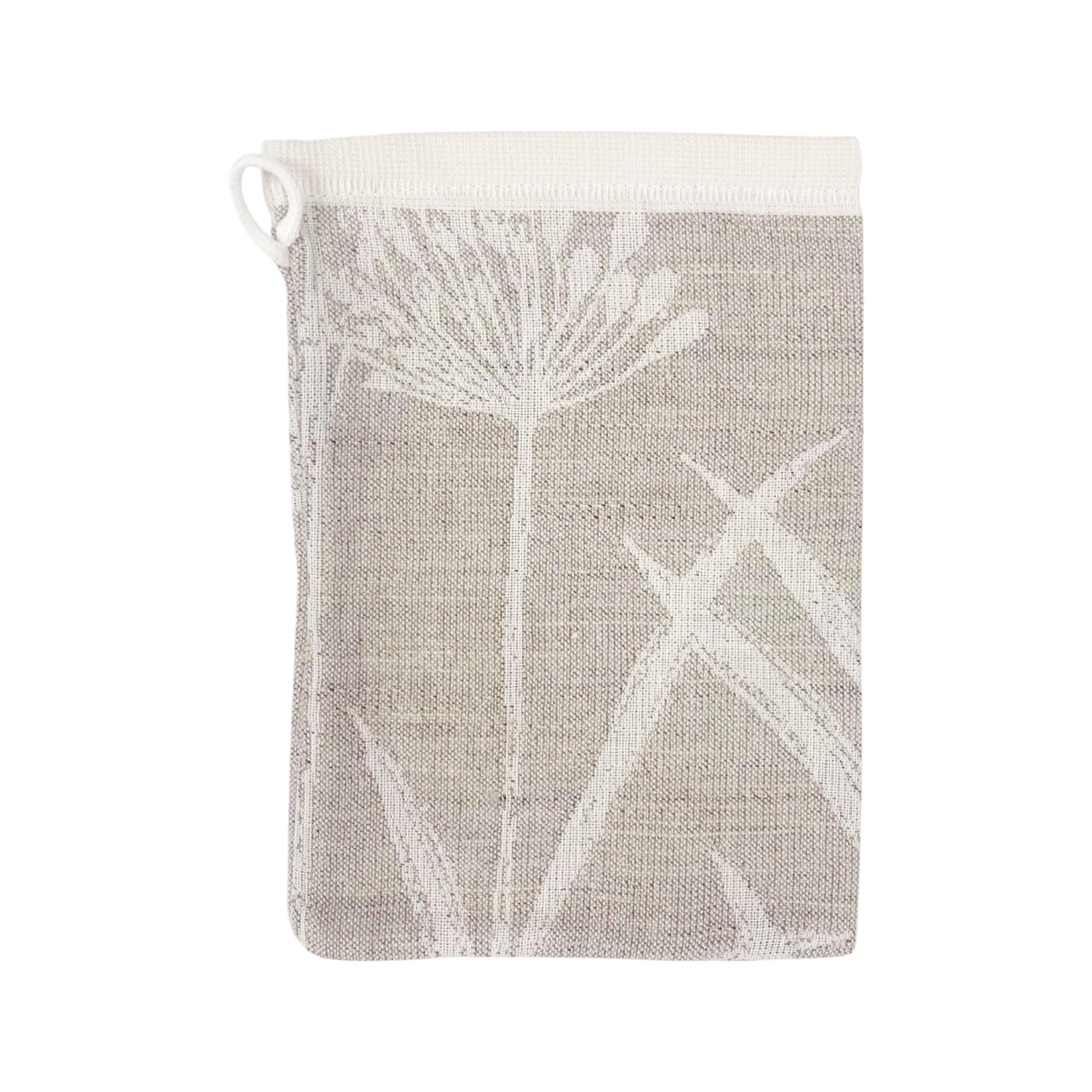 Lot de 2 gants de toilette coton Léontina, floral