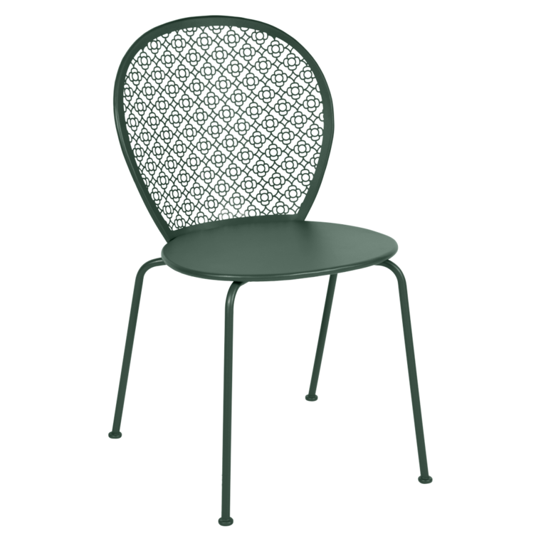 Lot de 2 Chaises Empilables Lorette en Acier