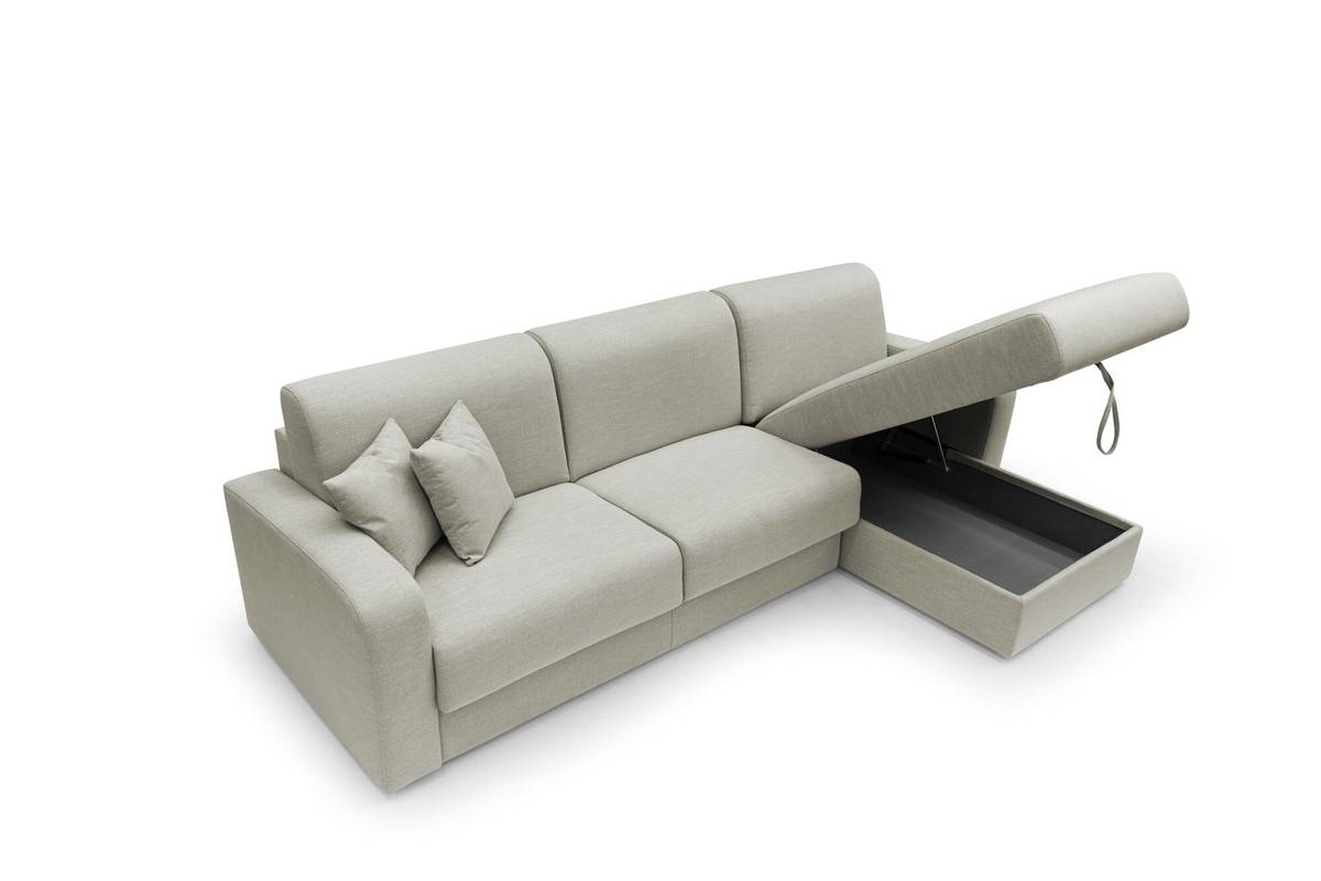 Canapé d'angle convertible et réversible tissu recyclé déhoussable Alizée Canapé d'angle convertible et réversible tissu recyclé déhoussable Alizée