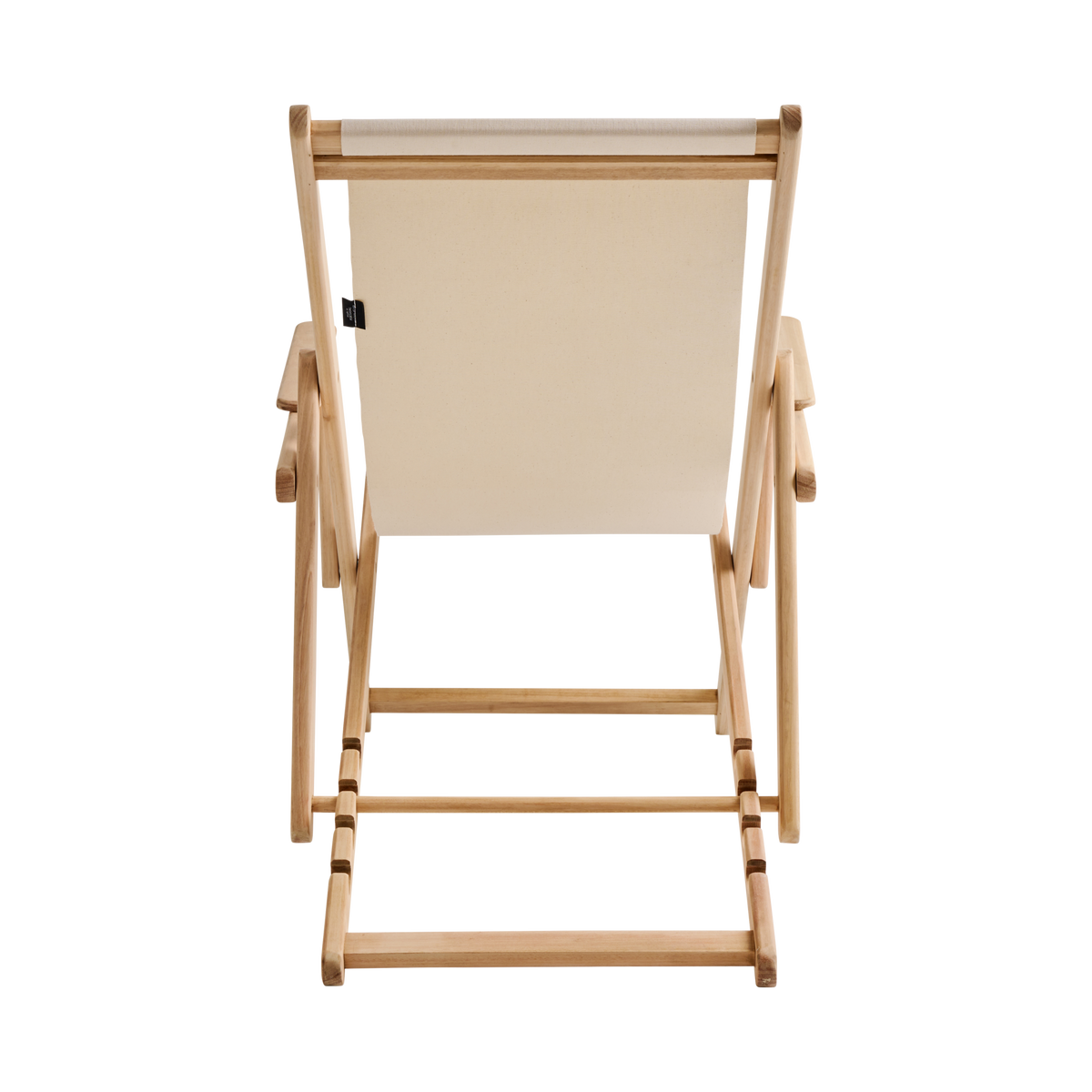 Chilienne Pliante avec Accoudoirs en Bois LONA Chilienne Pliante avec Accoudoirs en Bois LONA