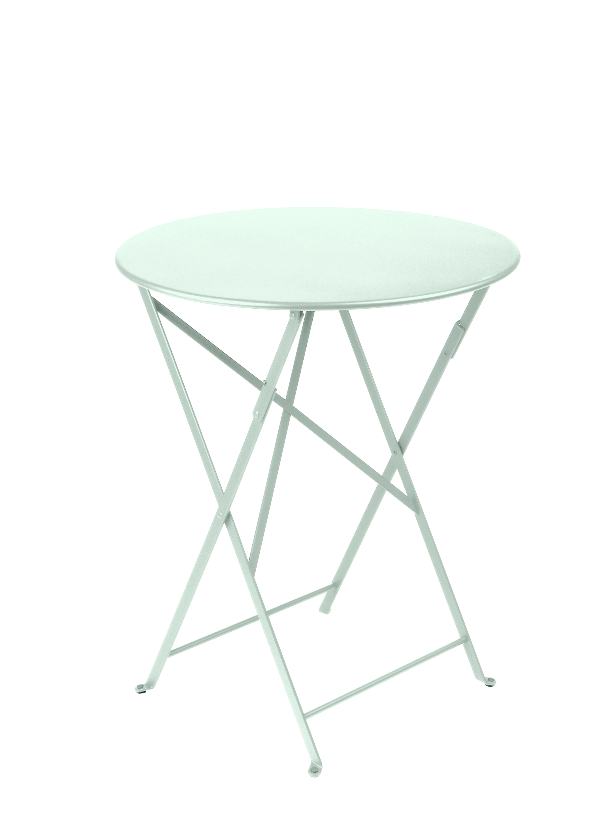 Table Ronde Pliante Ø60 cm Bistro en Acier