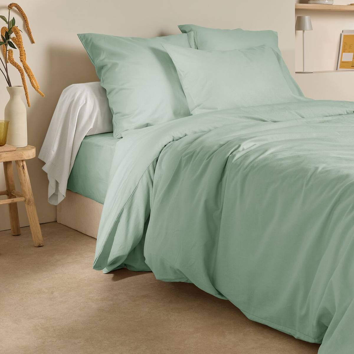 Housse de couette coton lin Valentine Housse de couette coton lin Valentine