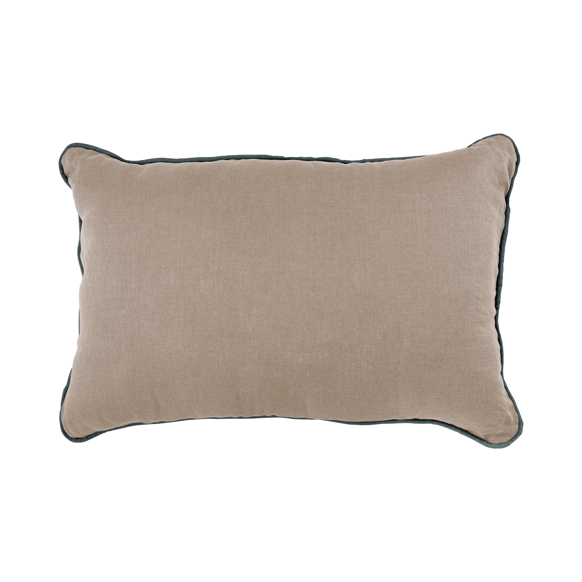 Coussin lin passepoil Carly