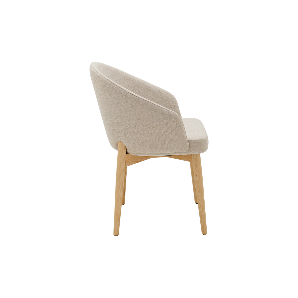 Chaise avec accoudoirs pieds bois Maud Chaise avec accoudoirs pieds bois Maud