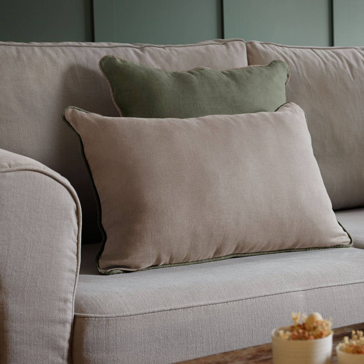 Coussin lin passepoil Carly Coussin lin passepoil Carly