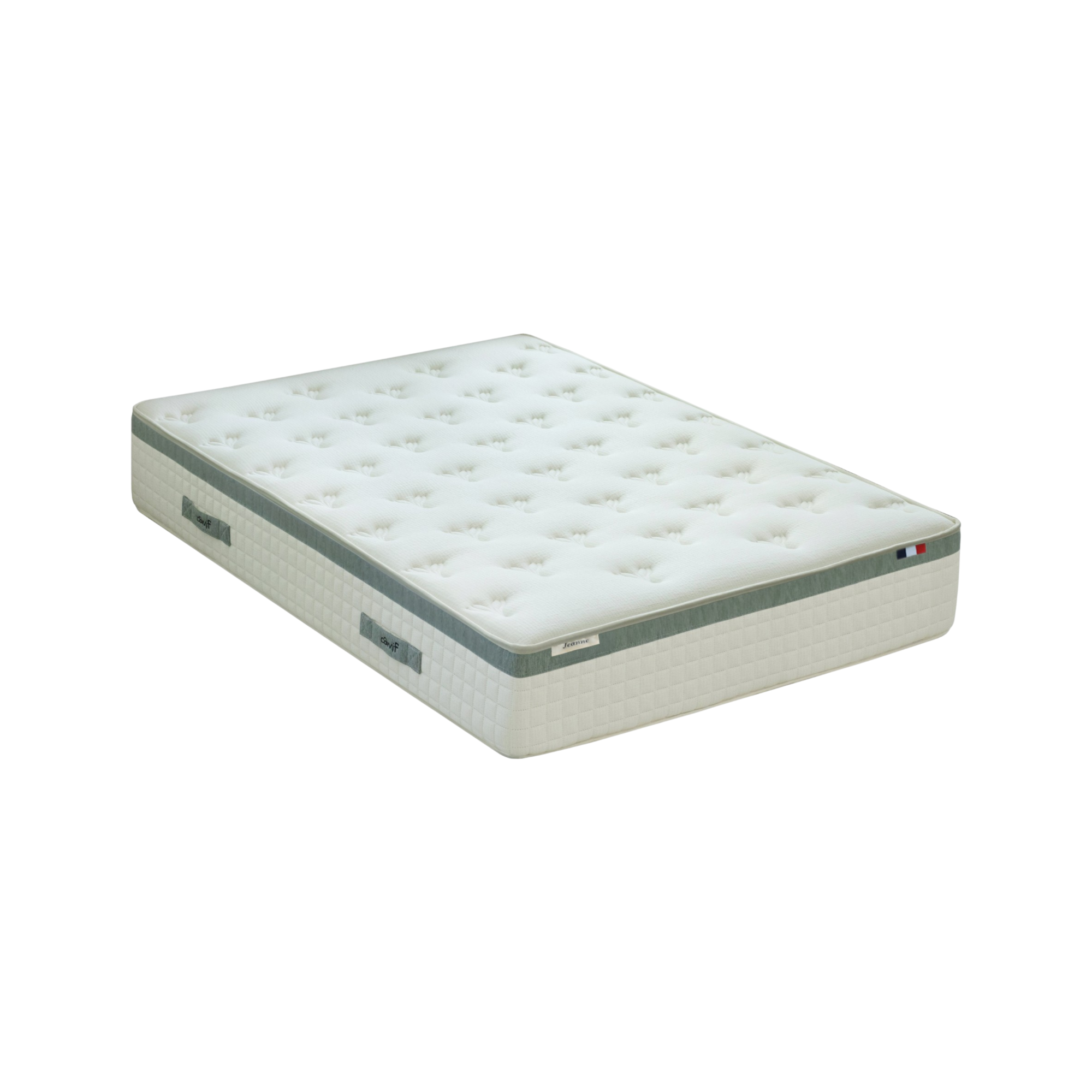 Pour vous et rien que pour vous !Nous vous présentons le matelas Jeanne Camif, profitez de 31 cm de pur confort pour des nuits réparatrices. Ce matelas va vous émerveiller : grâce à ses 7 zones de confort, il épouse à la perfection votre corps, en plus de son soutien ferme et de son accueil enveloppant avec sa couche de mousse à mémoire de forme et sa mousse HyperSoft.Il est composé de 816 ressorts ensachés (en 160x200 cm), l'idéal pour vous assurer une indépendance de couchage optimisée et une bonne aération du matelas.Son doux coutil en Tencel et biocoton est sans traitement, donc sans substances actives, quoi de mieux !Plus qu'un confort, il vous offre du réconfort.