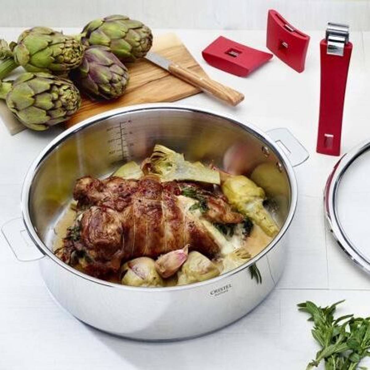 Casserole inox Mutine amovible - 14 cm Casserole inox Mutine amovible - 14 cm