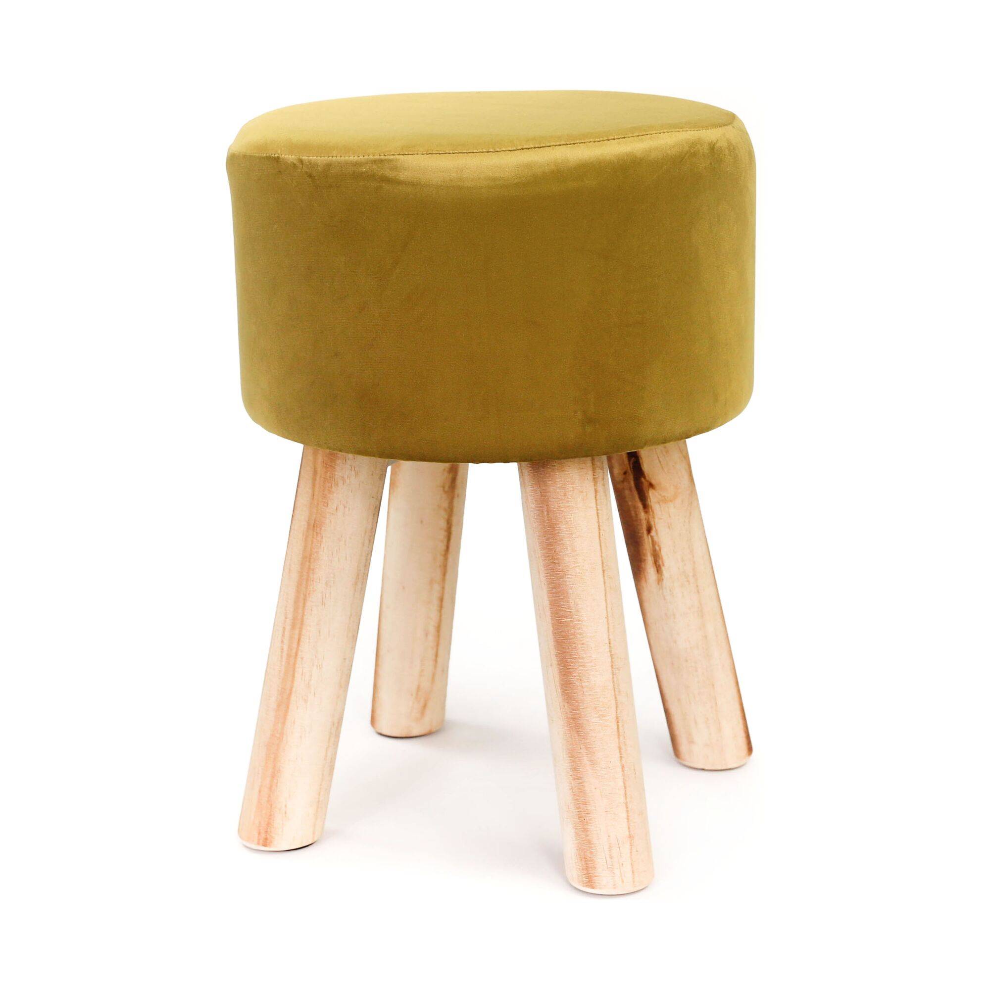 Tabouret velours Velina