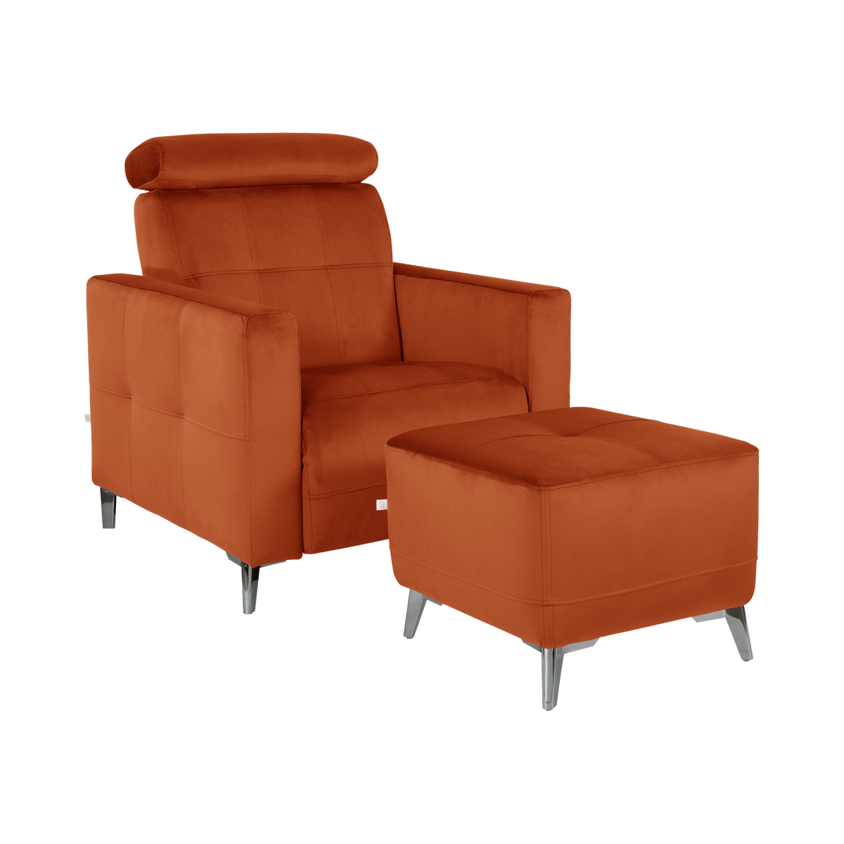 Repose pieds velours Cheverny Repose pieds velours Cheverny