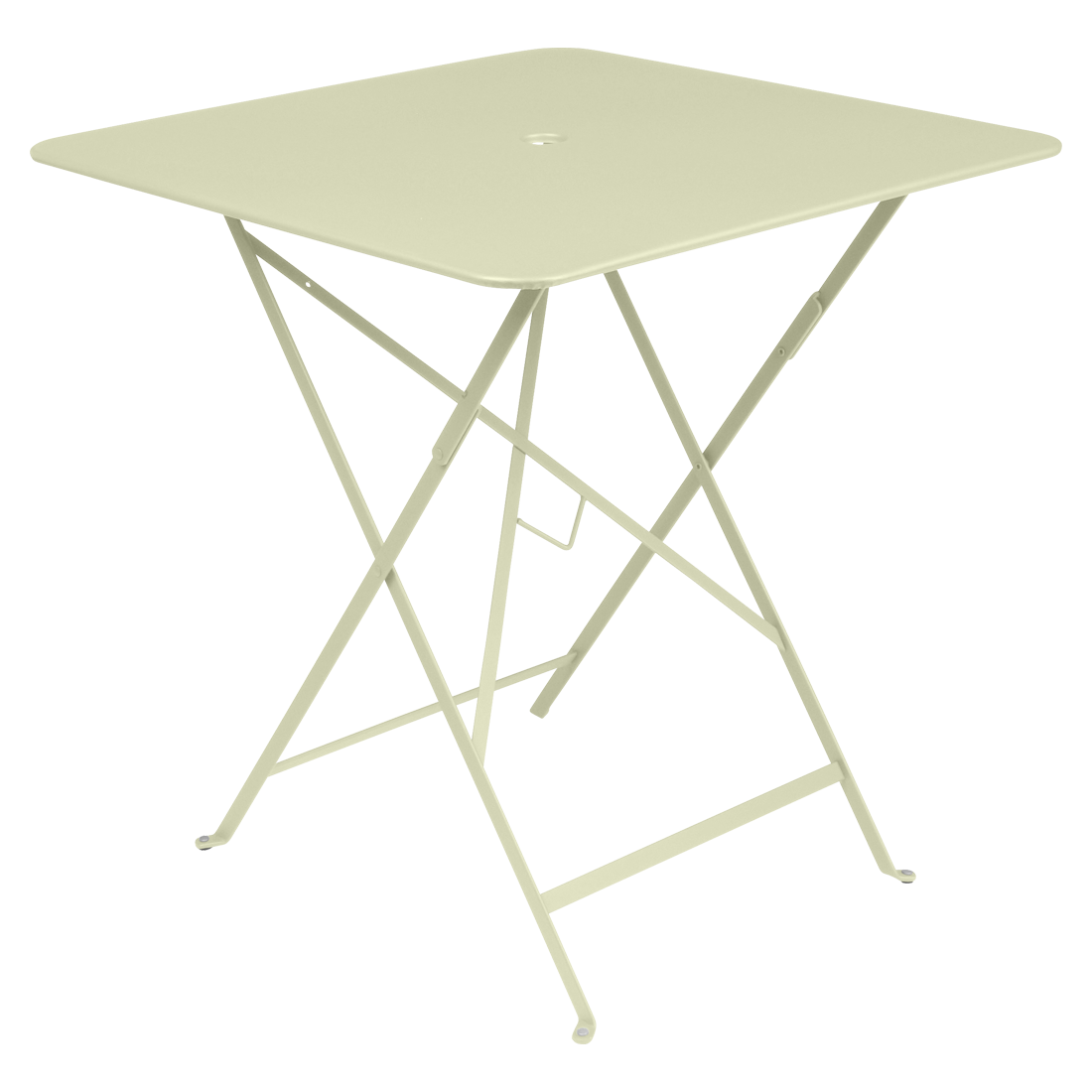 Table Carrée Pliante 71 x 71 cm Bistro en Acier