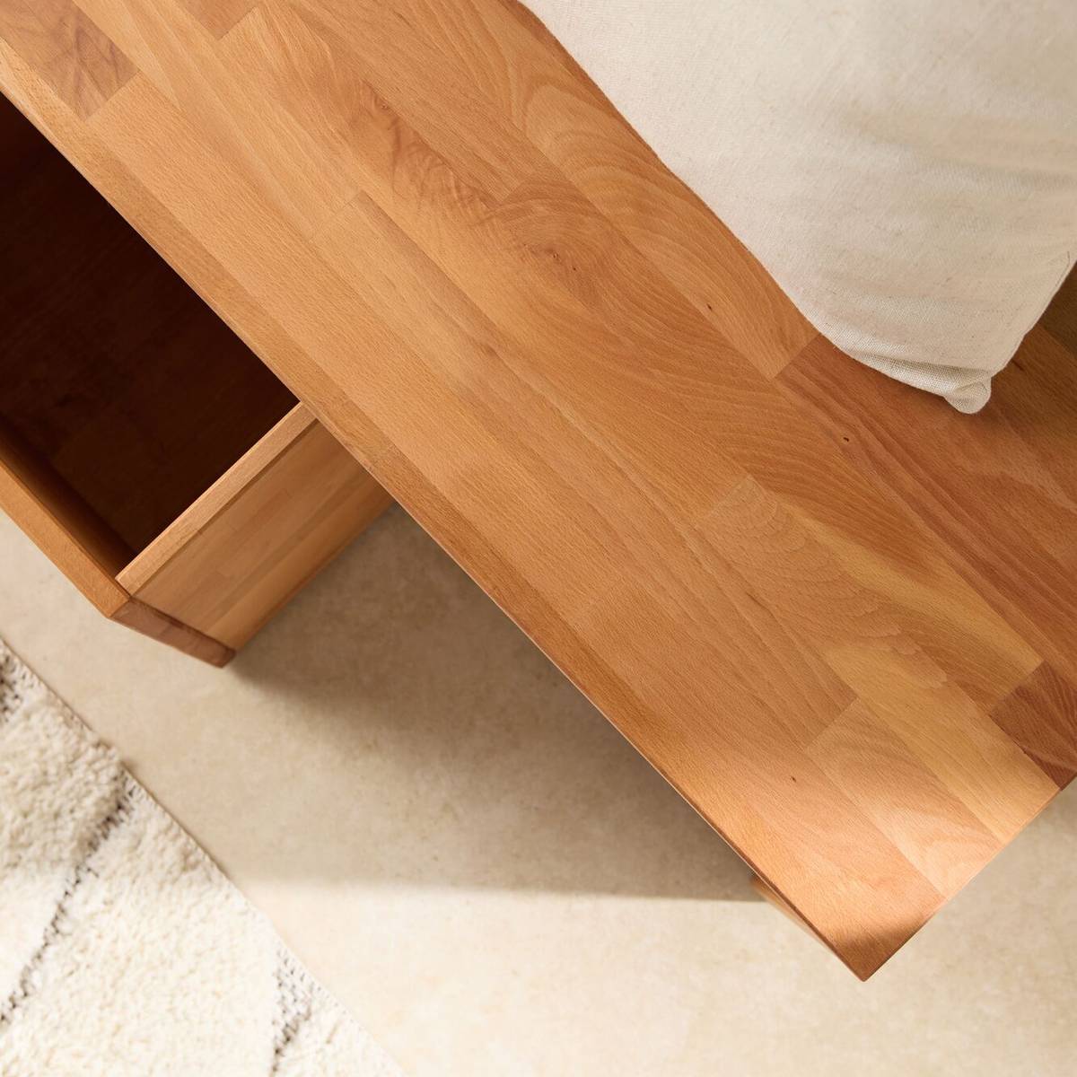 Banc bois massif 2 cubes de rangement Cyriel Banc bois massif 2 cubes de rangement Cyriel