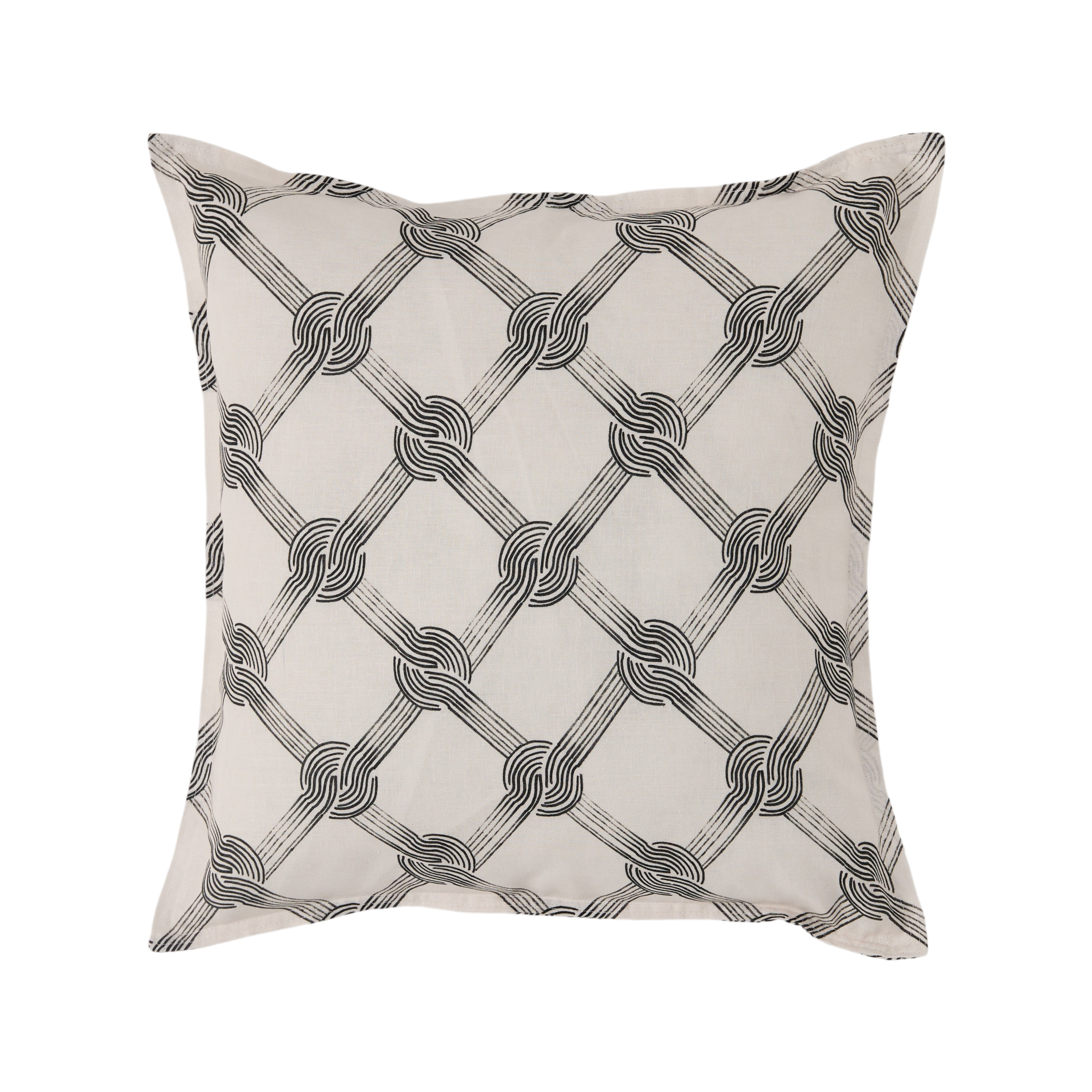 Coussin coton lin Grand hôtel