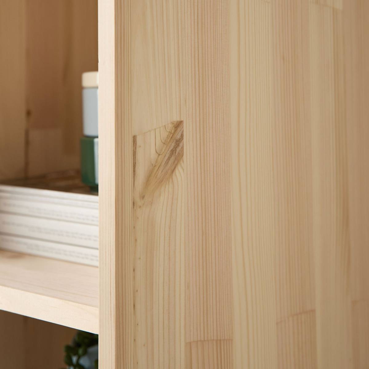 Etagère bois massif 2x2 cases Elio Etagère bois massif 2x2 cases Elio