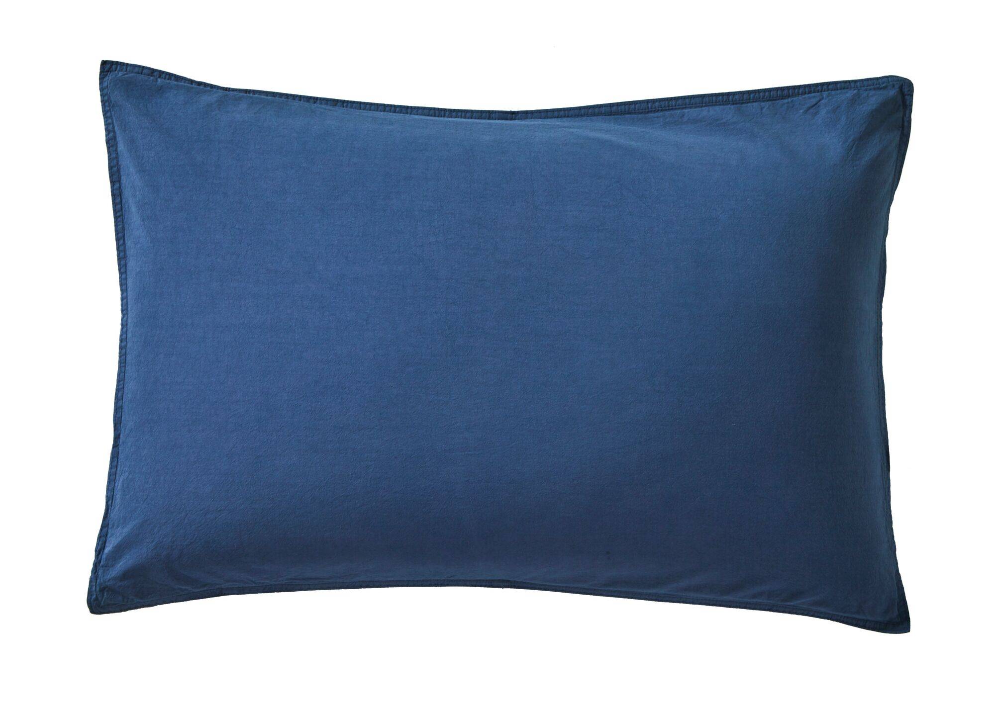 Taie percale lavée Bohème