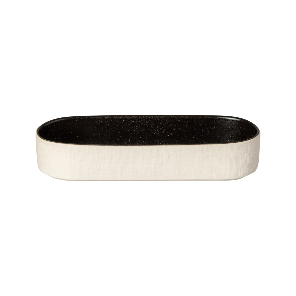 Plateau creux ovale grès déco 25 cm Notos Plateau creux ovale grès déco 25 cm Notos