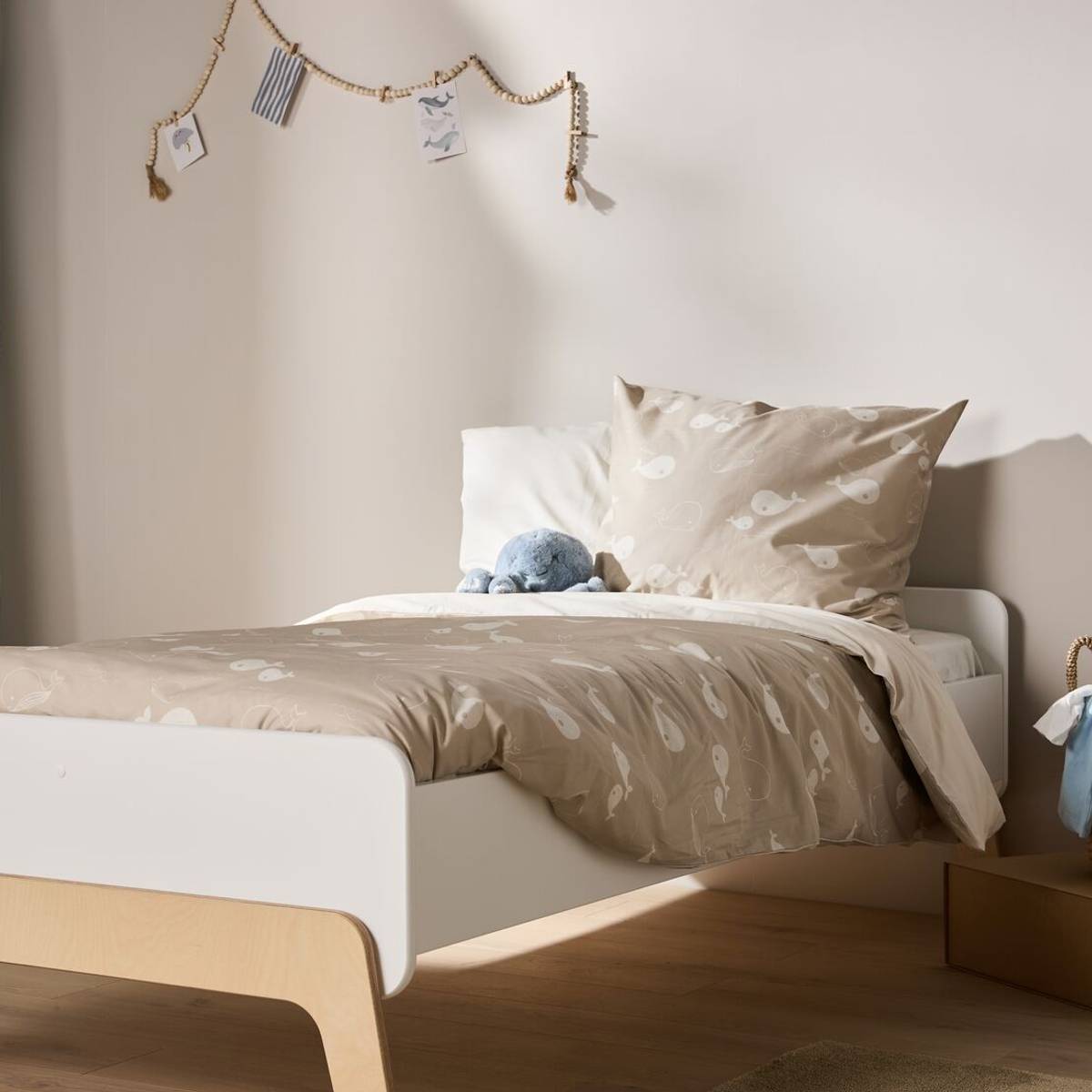 Parure de lit coton P'tite Baleine Parure de lit coton P'tite Baleine