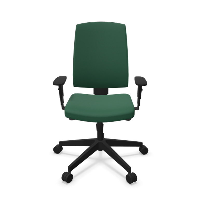 Fauteuil de bureau dossier capitonné et accoudoirs réglables Raya 23S Fauteuil de bureau dossier capitonné et accoudoirs réglables Raya 23S