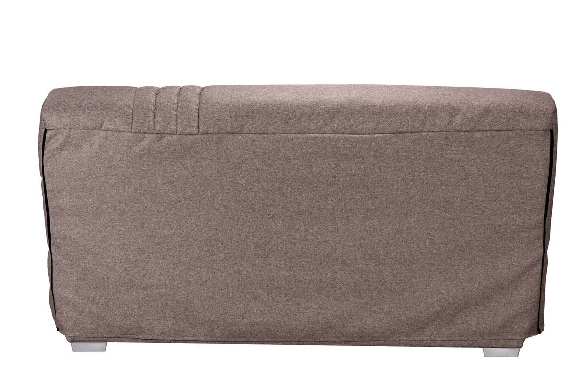 Canapé clic-clac tissu matelas 17 cm Genay Canapé clic-clac tissu matelas 17 cm Genay