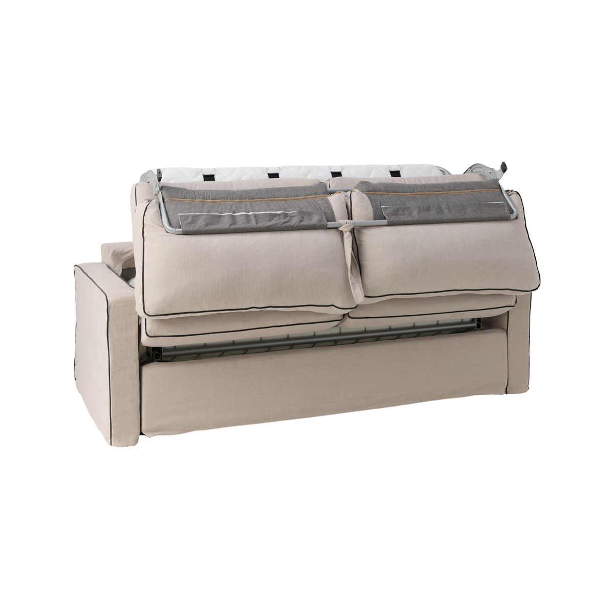 Canapé convertible coton/lin déhoussable Margot Canapé convertible coton/lin déhoussable Margot