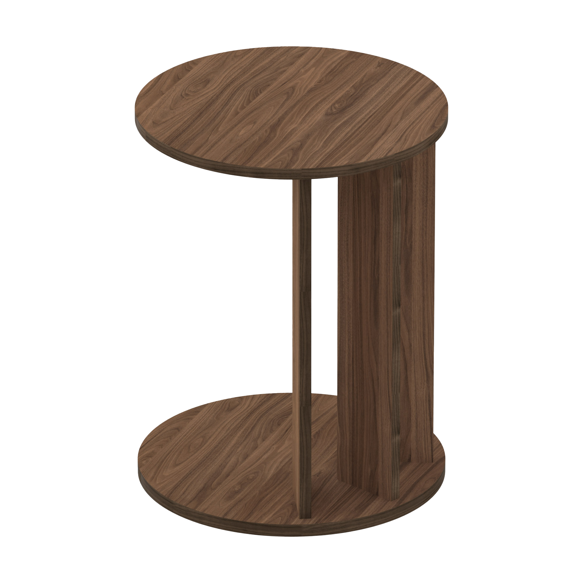 Le bout de canapé Nora est une petite table d'appoint haute et élégante. Il s'inscrit dans un style contemporain avec son design original inspiré des techniques utilisées pour la gestion des eaux des rivières et des puits en irrigation dans les petits villages du Portugal. Il se distingue par sa hauteur qui permet de travailler ou de manger confortablement sur son canapé. Il présente une finition en placage de noyer.